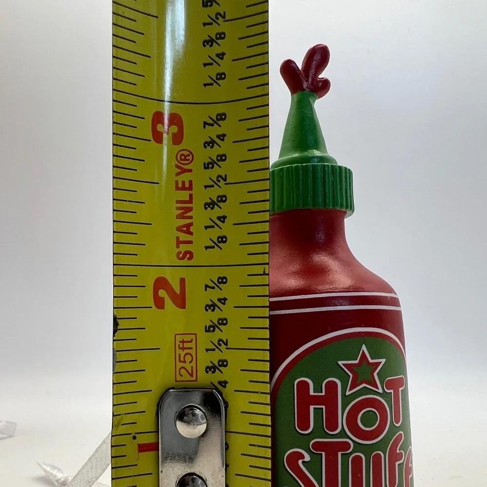 Hallmark Hot Stuff Hot Sauce Christmas Ornament Lot of 2